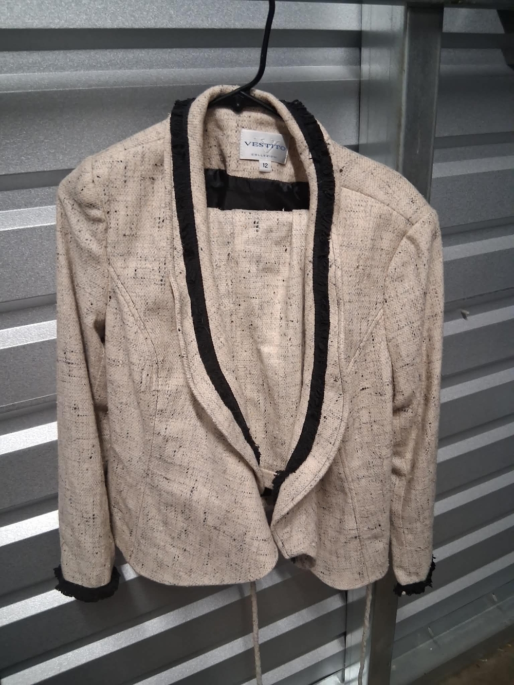 Size 12 Tweed Blazer & Skirt Set